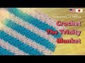 お星さま模様ぬくぬくトリニティブランケット♡かぎ針編み初心者 Crochet Beginners Blanket Trinity In The Row Tutorial スザンナのホビー