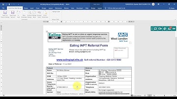 Emailing referrals using SystmOne or Accumail