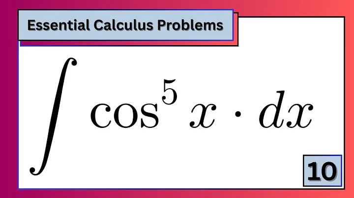 🎯 Integral of cos⁵(x) — ∫cos⁵(x) dx | North Campus