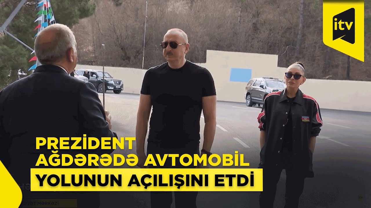 Ağdərənin Umudlu kəndinə gedən avtomobil yolunun MÖHTƏŞƏM GÖRÜNTÜSÜ