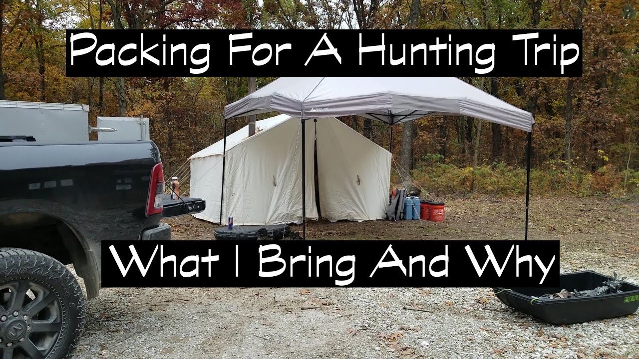 Packing For A Hunting Trip What I Bring And Why YouTube