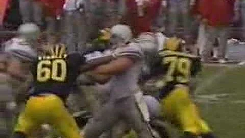 Kirk Herbstreit - knocked out against Michigan - 1991