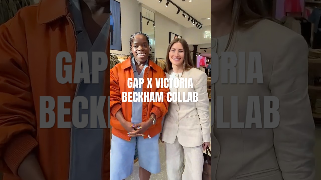 Inside The GAP x Victoria Beckham Collab 👀✨ - YouTube