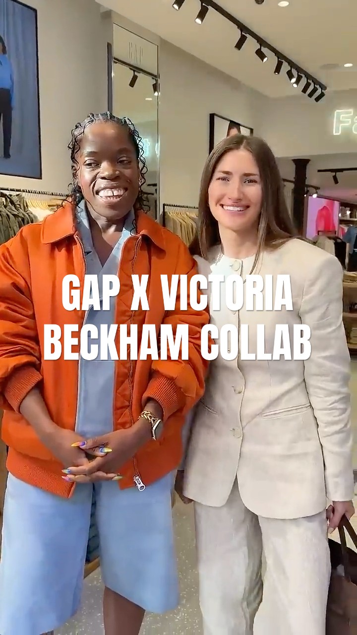 Inside The GAP x Victoria Beckham Collab 👀✨ - YouTube