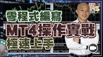 零程式編寫，MT4 操作實戰，極速上手【街頭智慧 |#程式交易 #教學】MetaTrader 4 新手