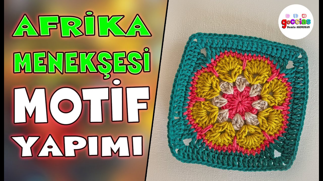AFRİKA MENEKŞESİ MOTİF YAPIMI (4K)