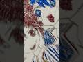 4949本+ ( 繧ｻ繝ｳ繝偵Ε繧ｯ繧､縺｡本 )のホチキスの針で描いたメズマライザー　#ホチキスアート #腱鞘炎