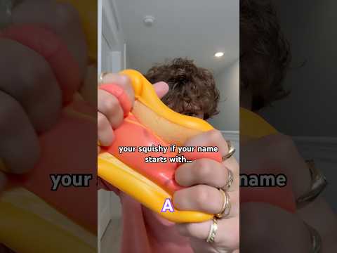 is your initial in this video? #squishy #satisfying #needoh
