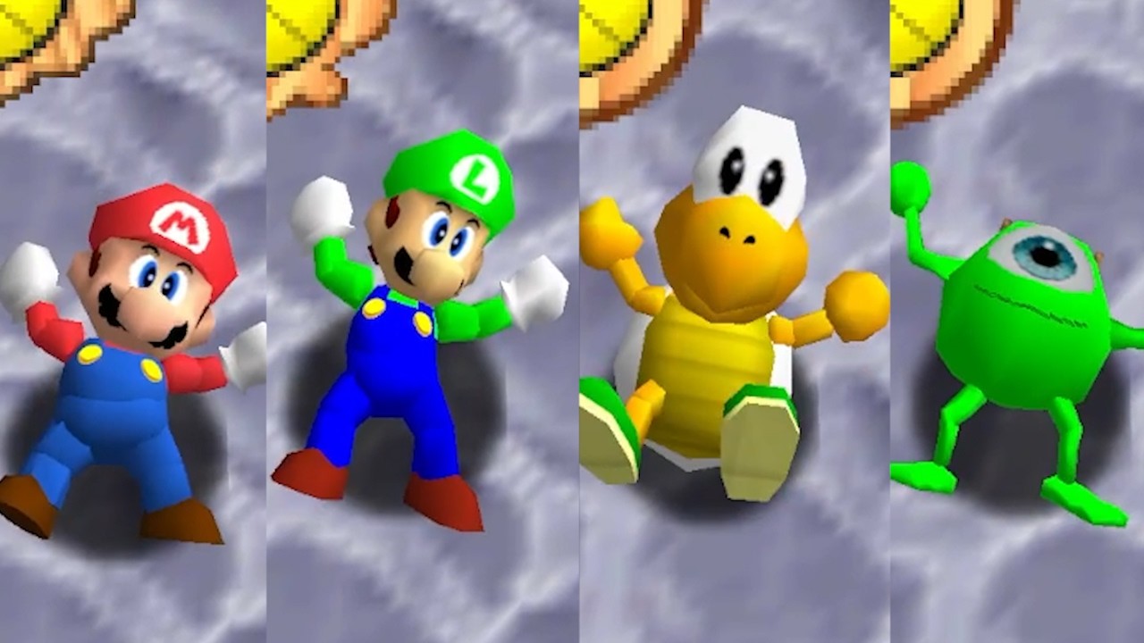 All Characters falling down from Castle