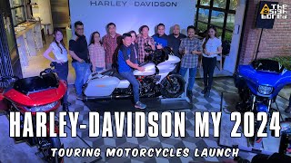 Harley-Davidson MY 2024 Touring Motorcycles Launch | CVO Road Glide ST | Street Glide | Road Glide