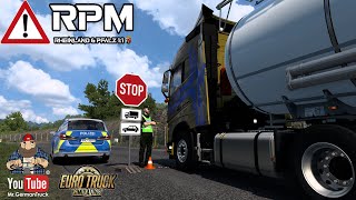 [ETS2 v1.55] Heizöl zur Shell Tanke fahren + Polizeikontrolle *RPM MAP*