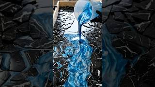 Insanely Satisfying Resin River Wall Art With Marble &amp; LED Glow | Full Process