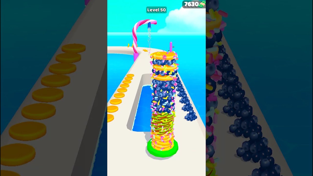 Pancake Run Walkthrough Game Challenge Level 50 