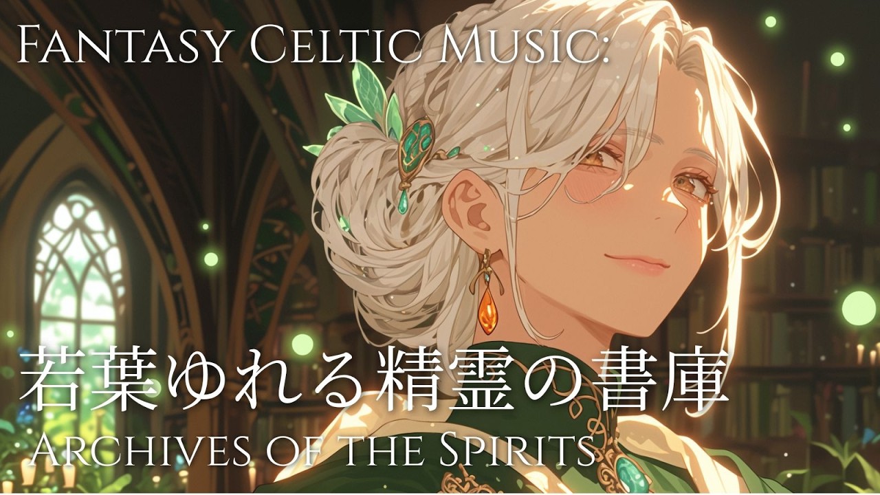 異世界ケルト音楽】若葉ゆれる精霊の書庫 — Celtic Fantasy BGM for