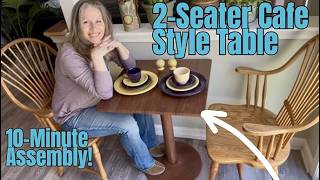 Small Square Dining Table Perfect for Two for Small Space Living