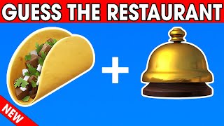 Can You Guess the Fast Food Restaurant by Emoji 2024? 🍔|Great Quiz