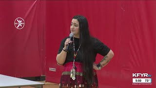 New Indian Education Director for Bismarck Public Schools holds school send-off