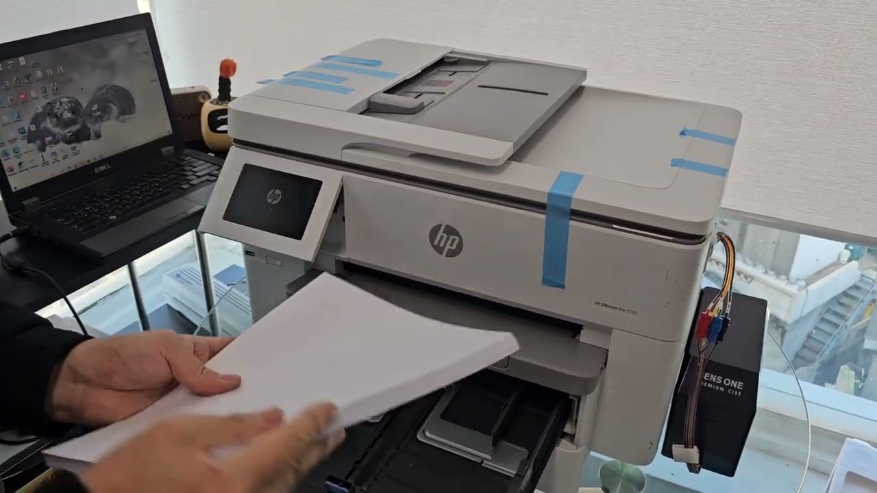 HP오피스젯프로9730 무한잉크 소비자안심 박스 개봉기