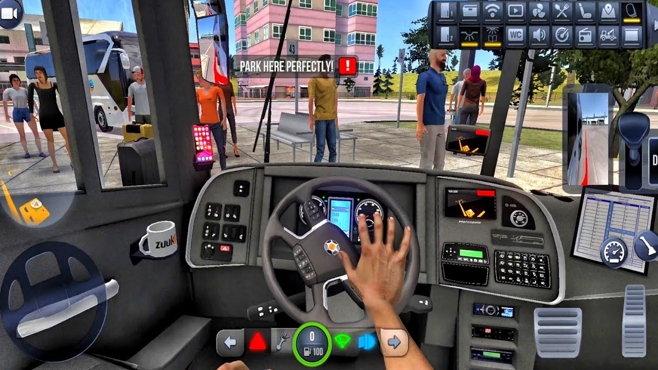 Bus Simulator Ultimate : Marcopolo Luxury Bus Driving Simulator - City Coach Android Gameplay