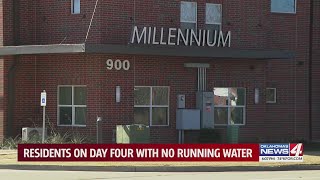 Residents on day four with no running water