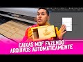 Como fazer caixas de mdf acrlico com poucos cliques  tutorial completo do arquivo a colagem