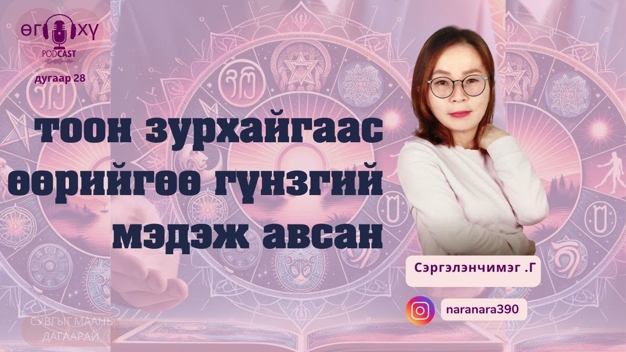 ТООН ЗУРХАЙГААС ӨӨРИЙГӨӨ ГҮНЗГИЙ МЭДЭЖ АВСАН