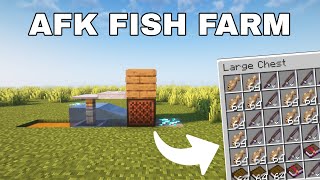 The Easiest Afk Fish Farm In Minecraft 1.21 Tutorial