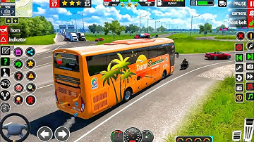 New Extreme Coach Euro Bus Simulator Driving 3D Road Bus Game 2025 Android Gameplay