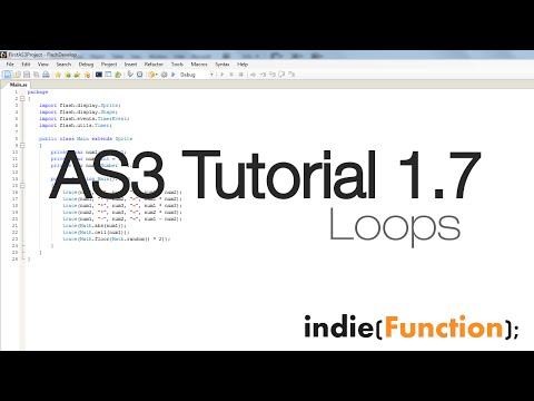 indie (Tutorial); - AS3 Game Development 1,7: Loops