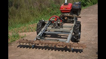homemade sickle bar mower 2.0, the new simplified design