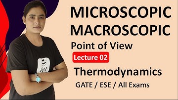Macroscopic & Microscopic Point of view | Microscopic and Macroscopic Approach in Thermodynamics