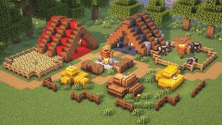 Minecraft ULTIMATE Campsite Tutorial🏕️⚒️