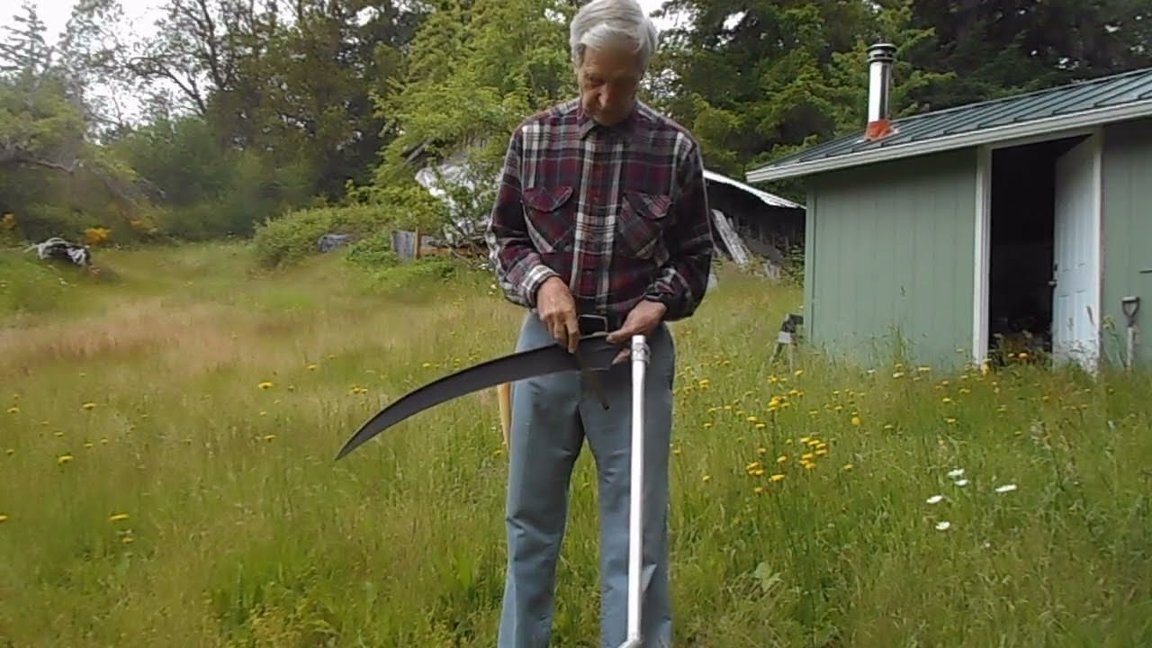 Sharpen the scythe safely