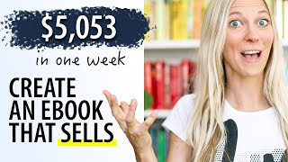 How to Write an eBook in 24 hours (and make $5K+ a week): Stepbystep Tutorial