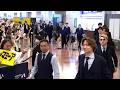 サッカー日本代表が帰国 ファンからねぎらいの声