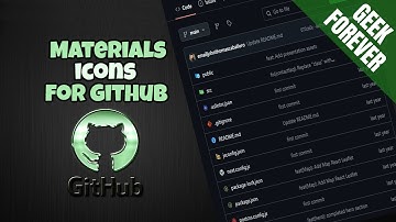 🐱Make your github cool! (Material Icons for GitHub)