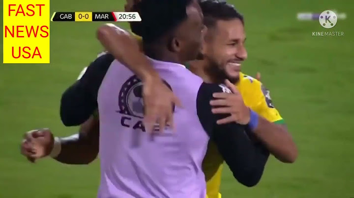 هدف الغابون على المغرب و سقوط كارثي للمدافع
