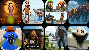 Nextbots In Playground Mod NEW ITALIAN BRAINROT,ROBLOX HUNGRY WORM,LIN GANG MELON,Sandbox In Space