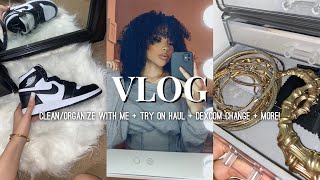 VLOG | DAY IN MY LIFE | CHILL/ORGANIZE WITH ME + HALARA TRY ON HAUL + DEXCOM CHANGE + MORE!