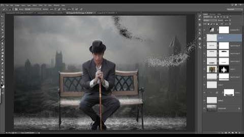 Rain Effect | Photoshop Manipulation Tutorial Part1