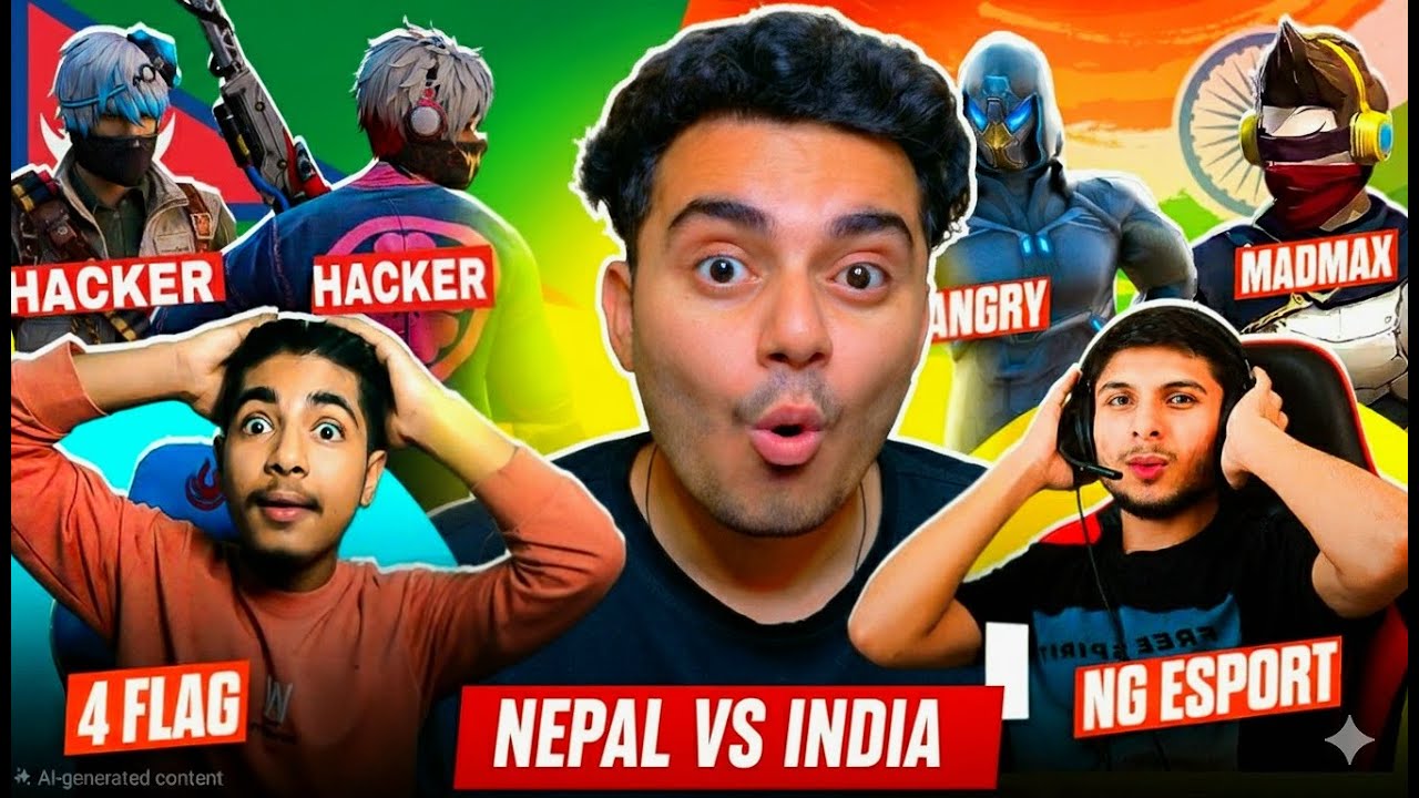 REVENGE 😡 NEPAL VS INDIA 🇳🇵🇮🇳 | 4 FLAG GAMER vs NG 🔥
