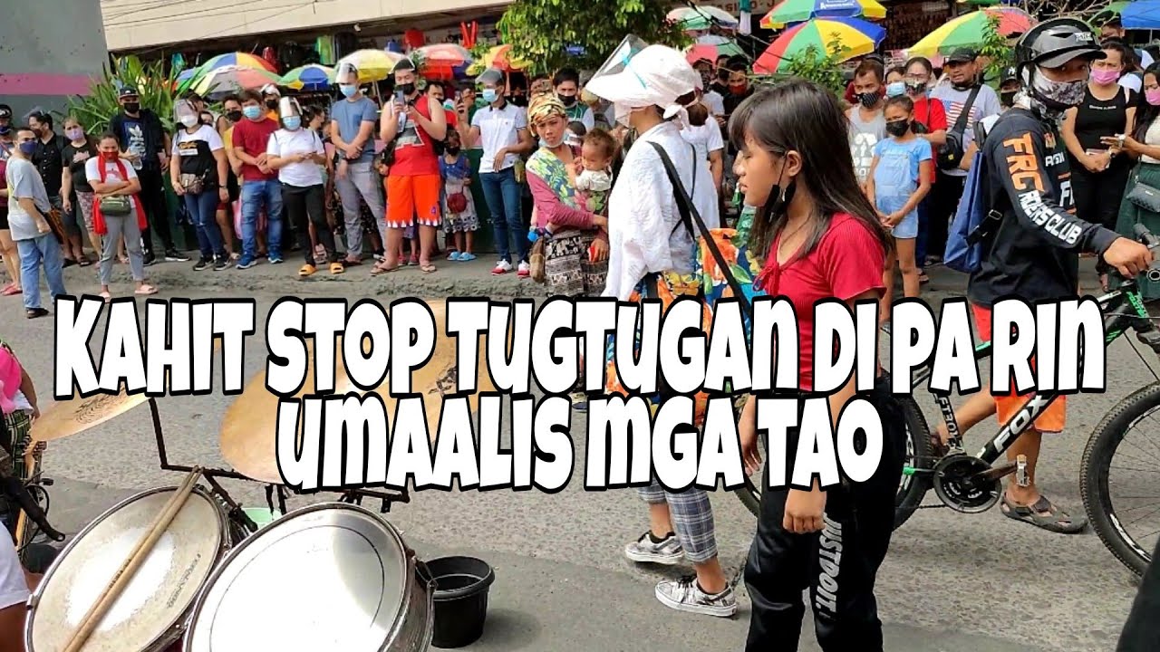 Di pa din nag alisan mga nanonood kahit nakatigil tumugtog si RHIAN