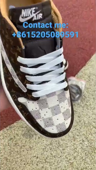 TRAVIS SCOTT x LOUIS VUITTON AIR JORDAN 1 (CUSTOM LV SWOOSH) 