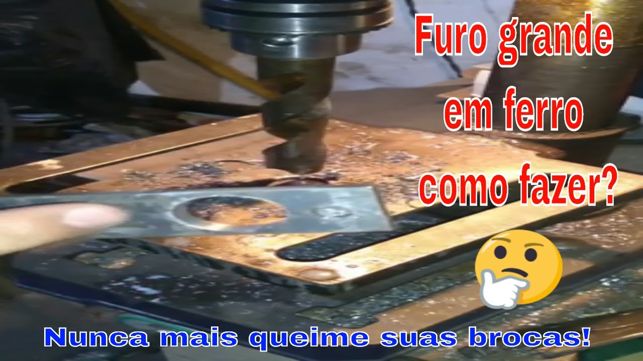  NUNCA MAIS ACABE UMA BROCA Aprenda Alguns Truques Para Furar Ferro 