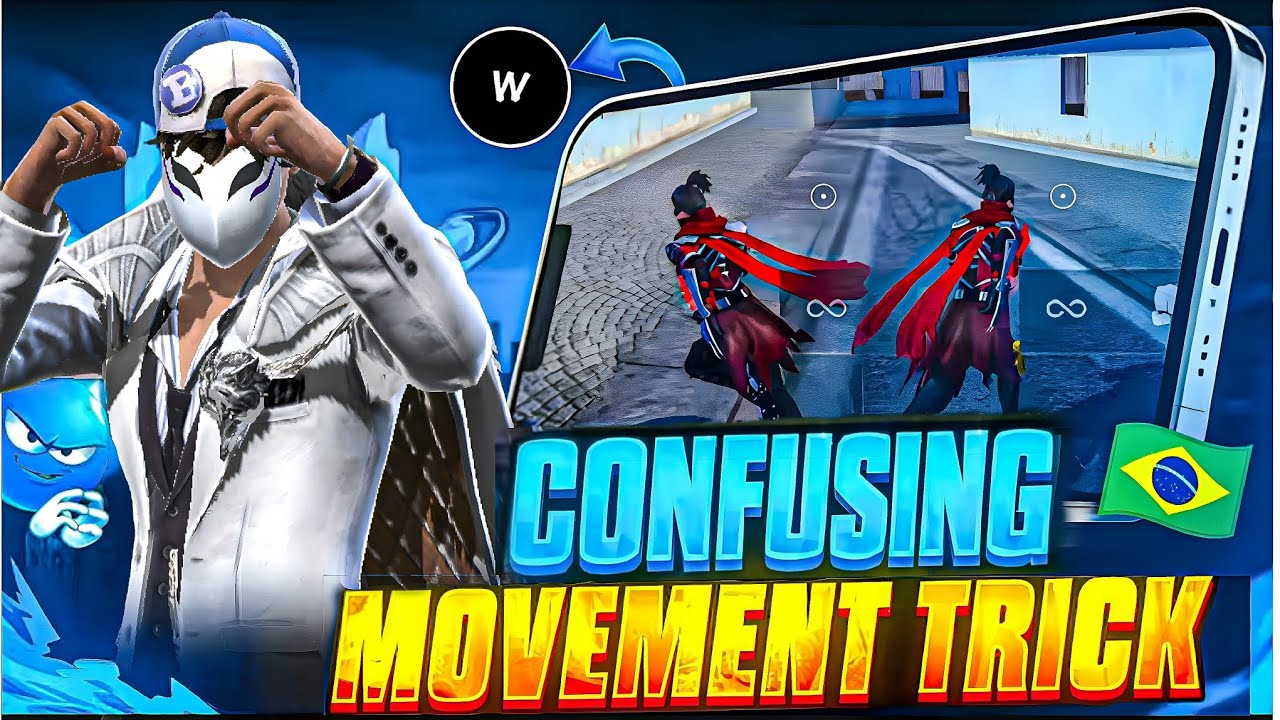TOP 4 MOVEMENT TRICKS TO DOMINATE PRO PLAYERS😳 LIKE BRAZILIAN PLAYERS 🇧🇷 | Free Fire