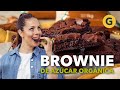 BROWNIE VEGANO y SIN GLUTEN 🍫 Una DELICIA con AZÚCAR ORGÁNICA | El Gourmet