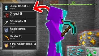 Minecraft Manhunt, But XP Gives Potion Effects