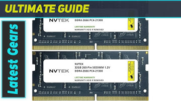NVTEK 64GB DDR4 2666MHz SODIMM Kit: The Ultimate Laptop Memory Upgrade!