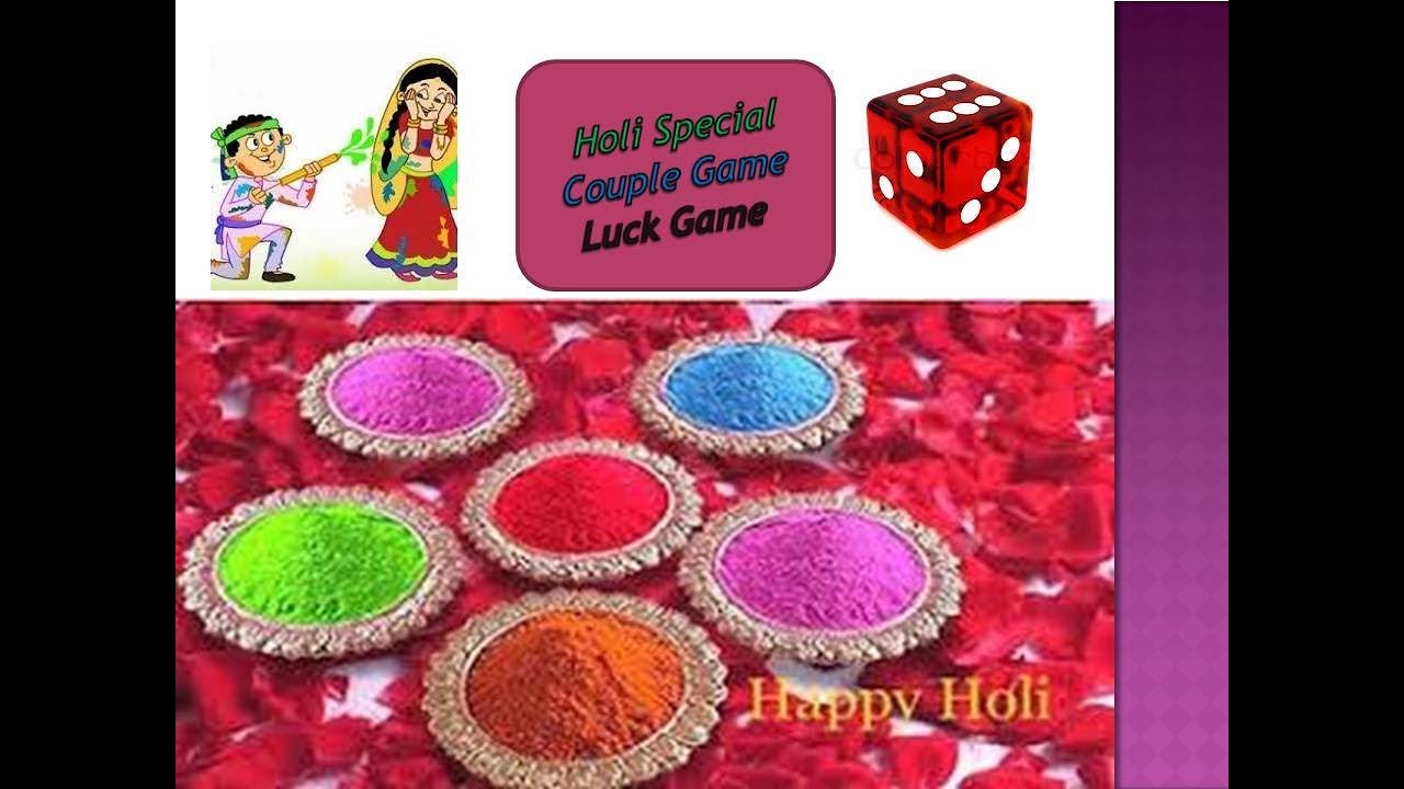 Holi Party Special Theme Game Couple Game Kitty Game YouTube