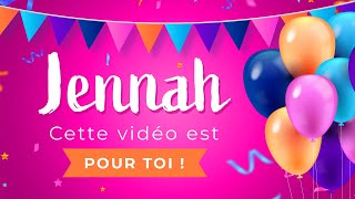 Joyeux Anniversaire Jennah 